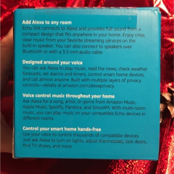 NIB Sealed Lot Amazon Echo Dot 3rd Gen PLUS Smart Plug - Picture 3 of 6